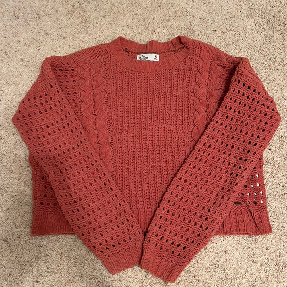 Dusty rose knitted sweater